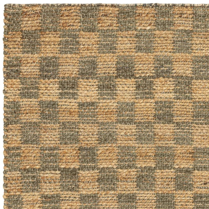 Naturi Jute Check Hand-Woven Textured Lightweight Flatweave Olive Green Rug-Asiatic Carpets-Rug Love - The Most Loved Rug Store
