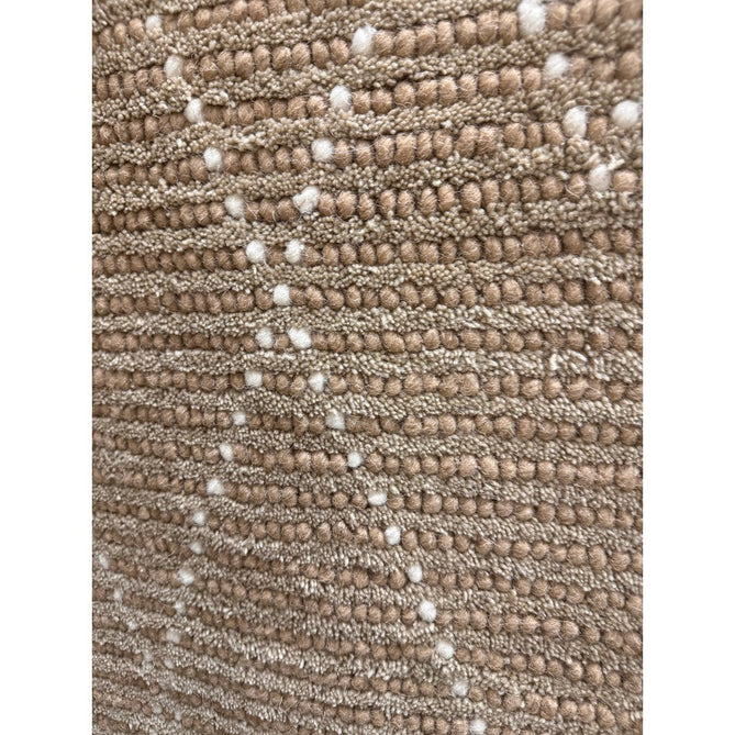 Nepal Linear Modern Moroccan Berber Geometric Hand-Woven Ribbed Textured Low-Profile Wool Loop Pile Sand/Cream Rug-Asiatic Carpets-Rug Love - The Most Loved Rug Store