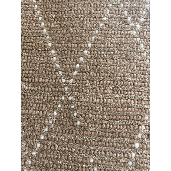 Nepal Linear Modern Moroccan Berber Geometric Hand-Woven Ribbed Textured Low-Profile Wool Loop Pile Sand/Cream Rug-Asiatic Carpets-Rug Love - The Most Loved Rug Store