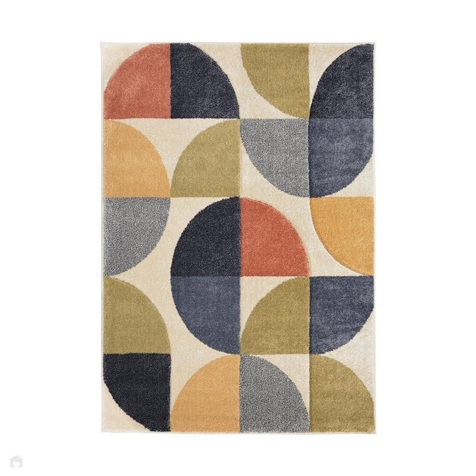 Newport Abstract Multicolour Rug-Melrose-Rug Love - The Most Loved Rug Store