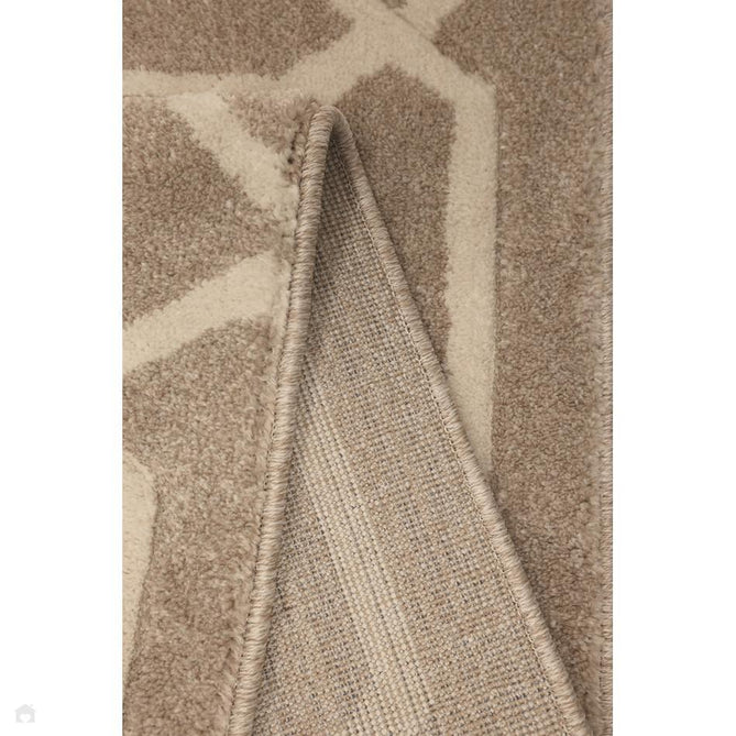 Newport Lattice Modern Geometric Lattice Soft Carved Durable Short Pile Natural Runner-Melrose-Rug Love - The Most Loved Rug Store