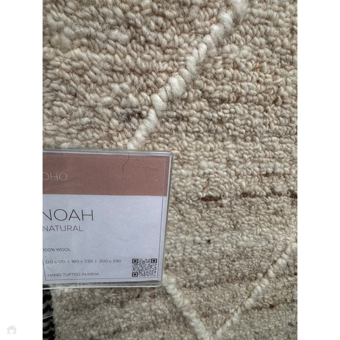 Noah Moroccan Berber Boho Tribal Hand-Woven Textured Wool Natural Rug-Asiatic Carpets-Rug Love - The Most Loved Rug Store
