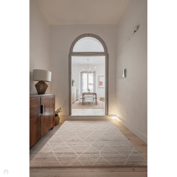 Noah Moroccan Berber Boho Tribal Hand-Woven Textured Wool Silver Rug-Asiatic Carpets-Rug Love - The Most Loved Rug Store