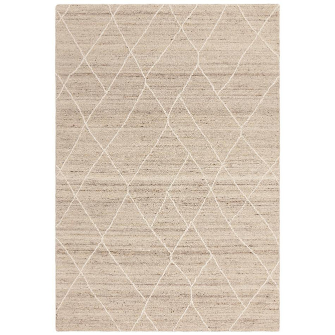 Noah Moroccan Berber Boho Tribal Hand-Woven Textured Wool Natural Rug