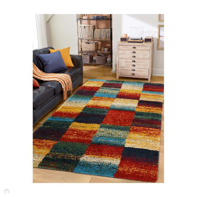 Noble Blocks Multicolour Rug-Melrose-Rug Love - The Most Loved Rug Store