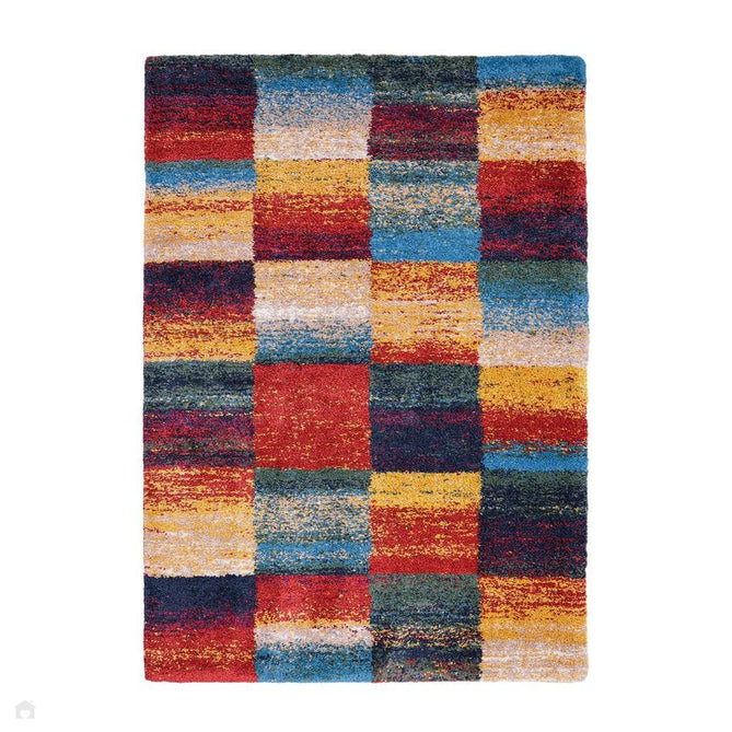 Noble Blocks Multicolour Rug-Melrose-Rug Love - The Most Loved Rug Store
