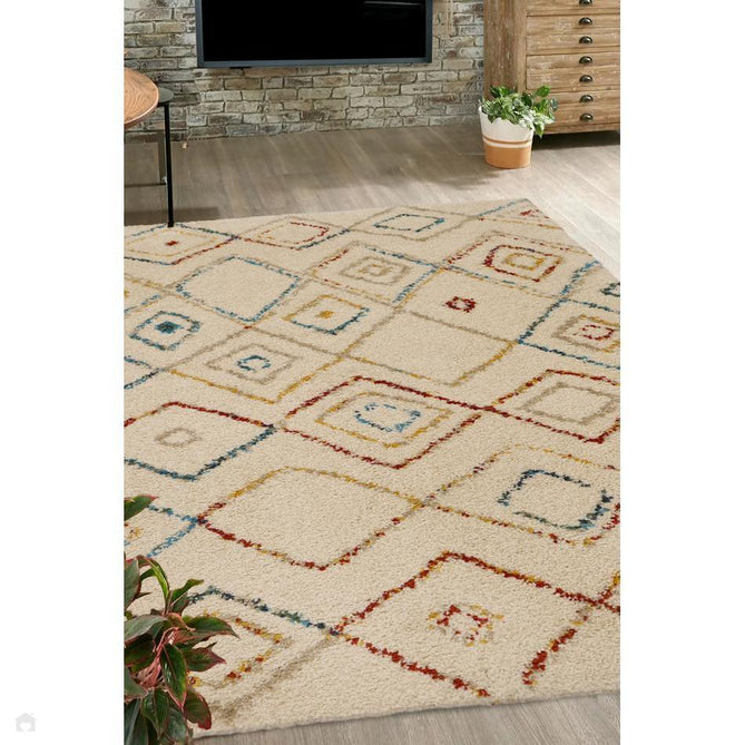 Noble Diamonds Brights Multicolour Rug-Melrose-Rug Love - The Most Loved Rug Store