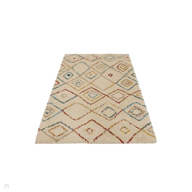 Noble Diamonds Brights Multicolour Rug-Melrose-Rug Love - The Most Loved Rug Store