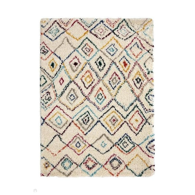 Noble Diamonds Brights Multicolour Rug-Melrose-Rug Love - The Most Loved Rug Store