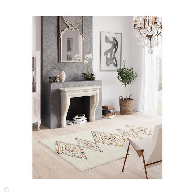 Noble Diamonds Multicolour Rug-Melrose-Rug Love - The Most Loved Rug Store