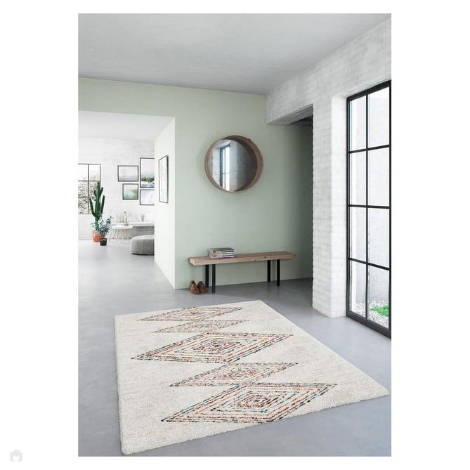 Noble Diamonds Multicolour Rug-Melrose-Rug Love - The Most Loved Rug Store