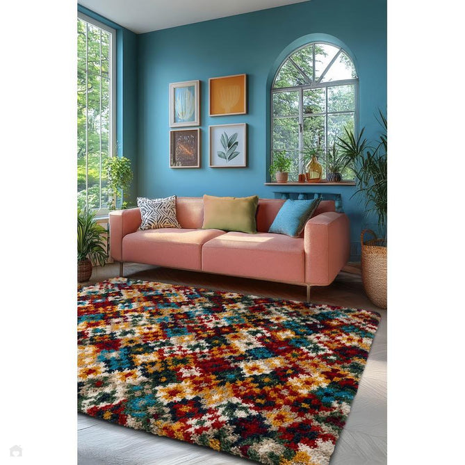 Noble Mosaic Multicolour Rug-Melrose-Rug Love - The Most Loved Rug Store