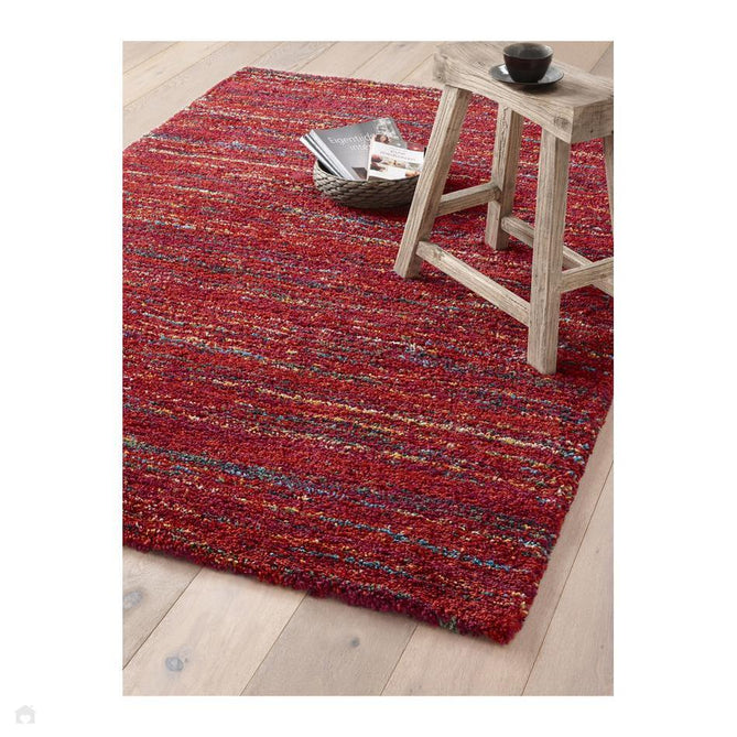 Noble Red/Multicolour Rug-Melrose-Rug Love - The Most Loved Rug Store