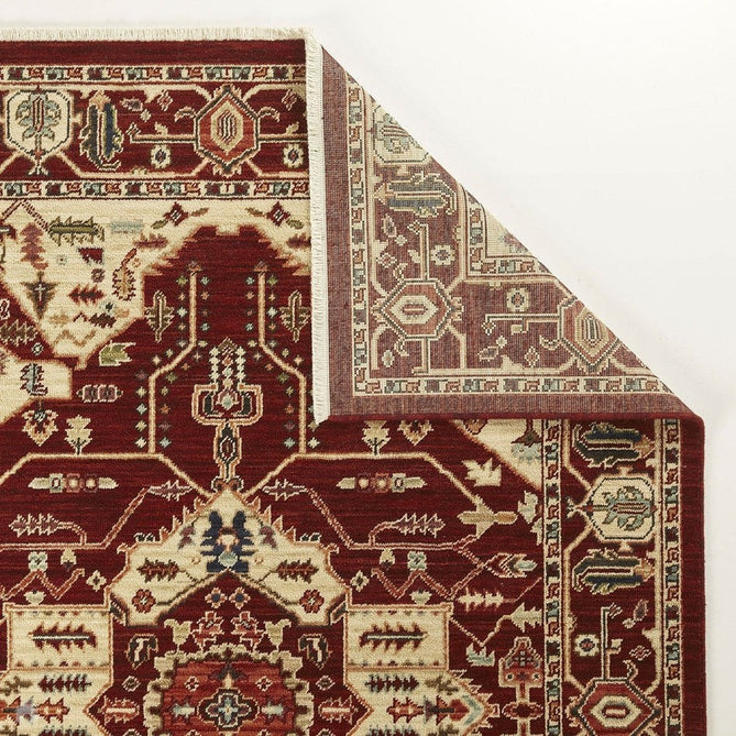 Nomad 1801 X Traditional Persian Medallion Border Wool Red/Cream/Multicolour Low Flat-Pile Runner-Oriental Weavers-Rug Love - The Most Loved Rug Store