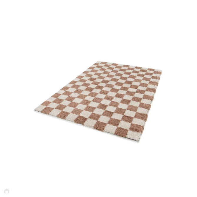 Nomadic Checks Terracotta Rug-Melrose-Rug Love - The Most Loved Rug Store