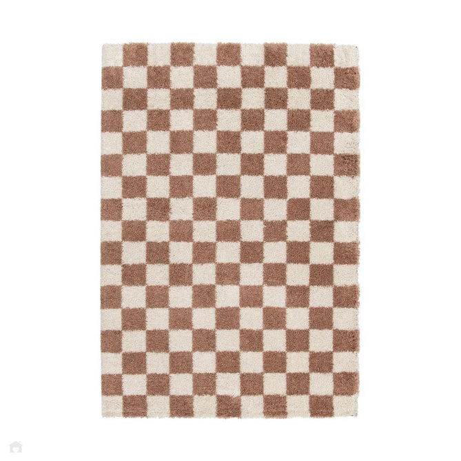 Nomadic Checks Terracotta Rug-Melrose-Rug Love - The Most Loved Rug Store