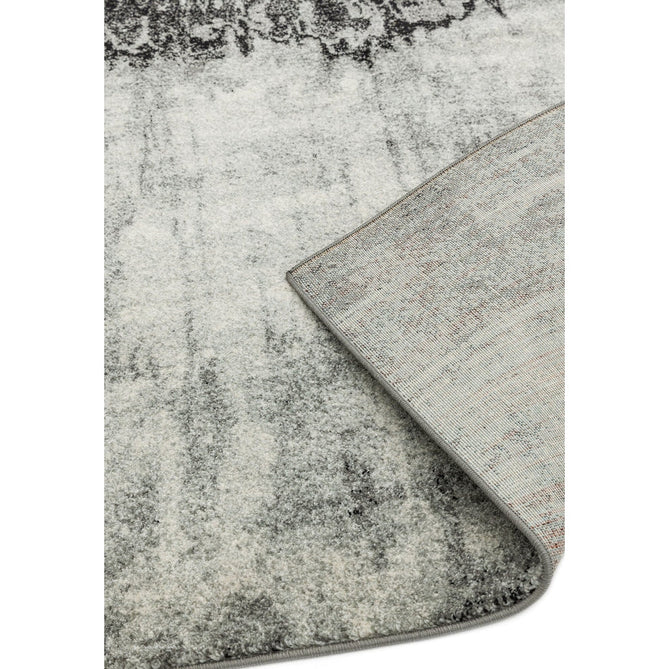 Nova NV03 Distress Modern Abstract Durable Easy-Care Polypropylene Short Pile Grey Rug-Asiatic Carpets-Rug Love - The Most Loved Rug Store