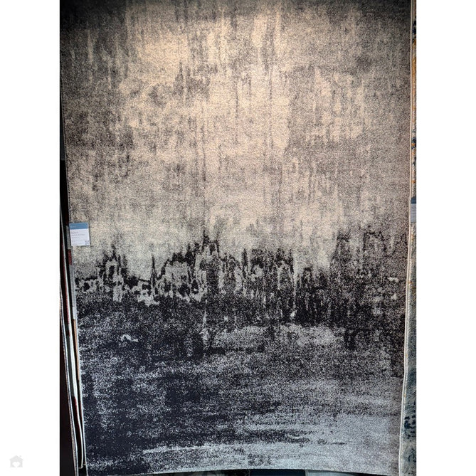 Nova NV03 Distress Modern Abstract Durable Easy-Care Polypropylene Short Pile Grey Rug-Asiatic Carpets-Rug Love - The Most Loved Rug Store