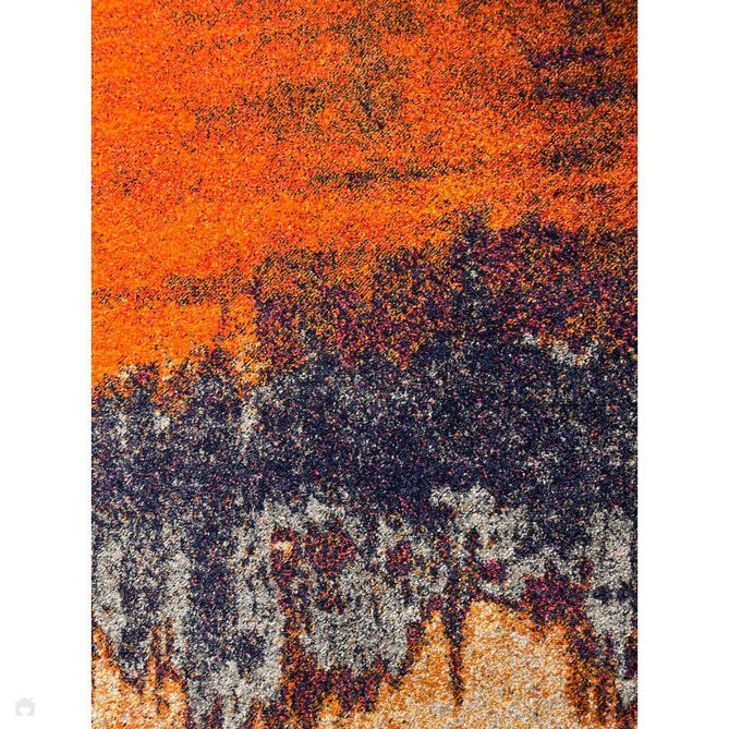 Nova NV04 Distress Modern Abstract Durable Easy-Care Polypropylene Short Pile Orange Rug-Asiatic Carpets-Rug Love - The Most Loved Rug Store
