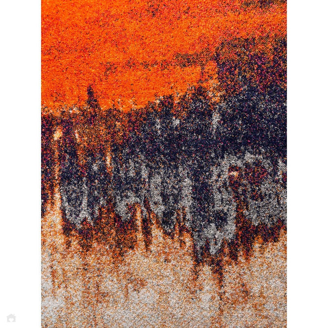 Nova NV04 Distress Modern Abstract Durable Easy-Care Polypropylene Short Pile Orange Rug-Asiatic Carpets-Rug Love - The Most Loved Rug Store