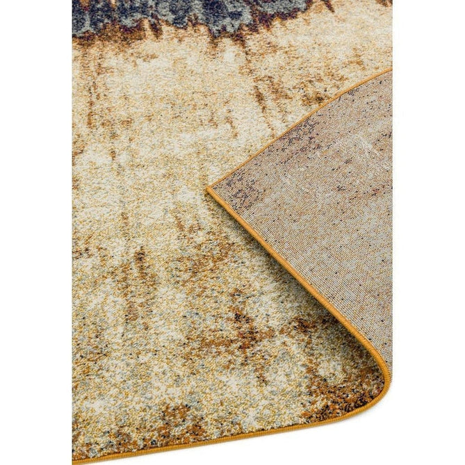 Nova NV04 Distress Modern Abstract Durable Easy-Care Polypropylene Short Pile Orange Rug-Asiatic Carpets-Rug Love - The Most Loved Rug Store