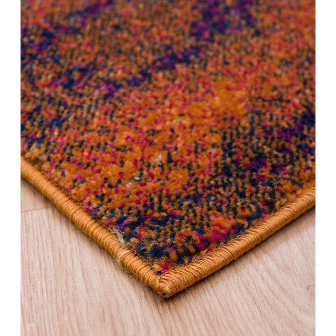 Nova NV04 Distress Modern Abstract Durable Easy-Care Polypropylene Short Pile Orange Rug-Asiatic Carpets-Rug Love - The Most Loved Rug Store