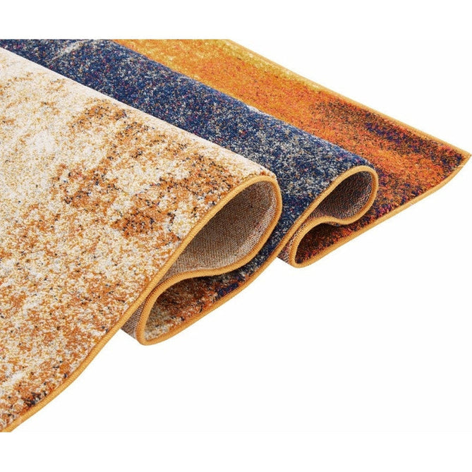 Nova NV04 Distress Modern Abstract Durable Easy-Care Polypropylene Short Pile Orange Rug-Asiatic Carpets-Rug Love - The Most Loved Rug Store