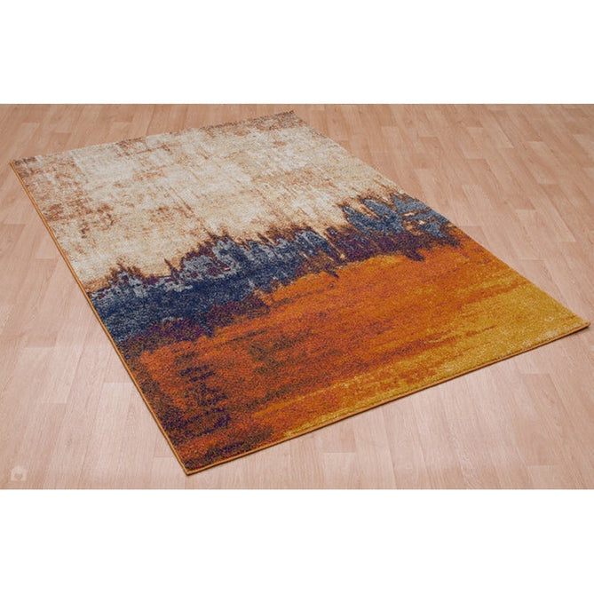 Nova NV04 Distress Modern Abstract Durable Easy-Care Polypropylene Short Pile Orange Rug-Asiatic Carpets-Rug Love - The Most Loved Rug Store