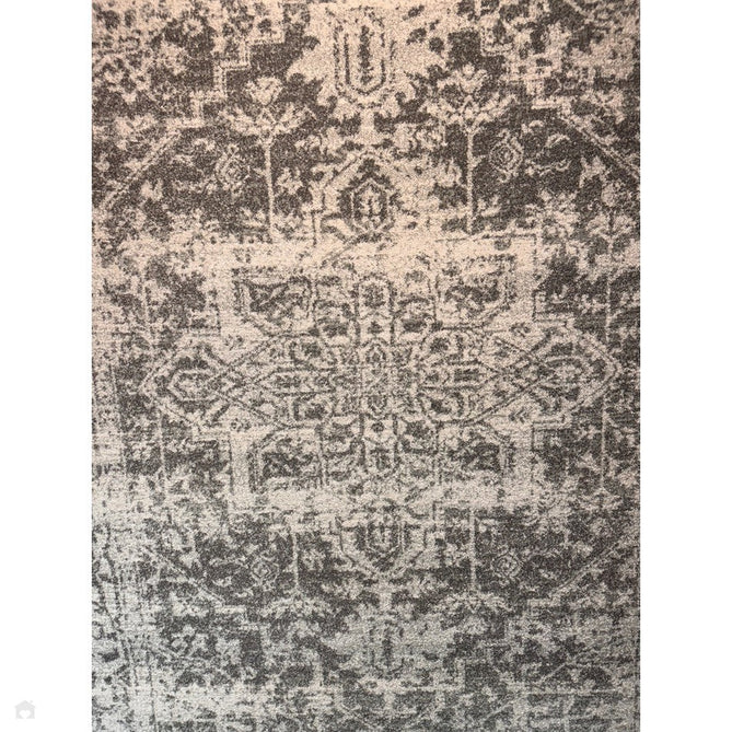 Nova NV10 Antique Traditional Medallion Border Durable Easy-Care Polypropylene Short Pile Grey/Cream Rug-Asiatic Carpets-Rug Love - The Most Loved Rug Store