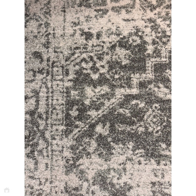 Nova NV10 Antique Traditional Medallion Border Durable Easy-Care Polypropylene Short Pile Grey/Cream Rug-Asiatic Carpets-Rug Love - The Most Loved Rug Store