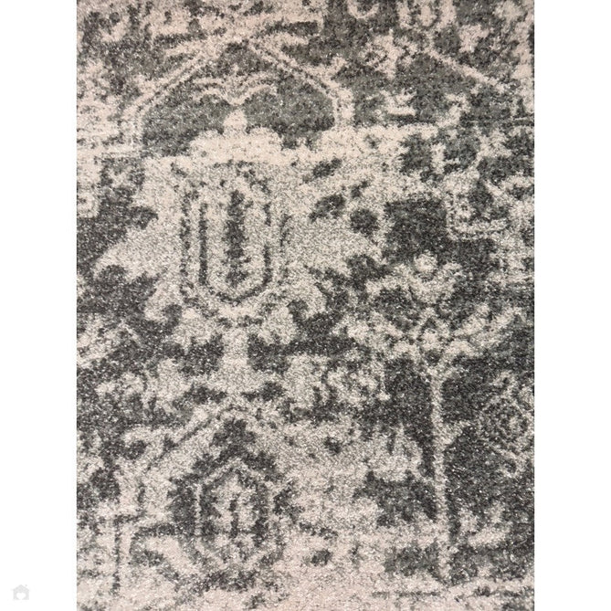 Nova NV10 Antique Traditional Medallion Border Durable Easy-Care Polypropylene Short Pile Grey/Cream Rug-Asiatic Carpets-Rug Love - The Most Loved Rug Store