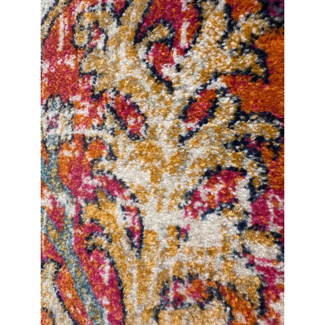 Nova NV12 Medallion Traditional Border Durable Easy-Care Polypropylene Short Pile Multicolour Rug-Asiatic Carpets-Rug Love - The Most Loved Rug Store