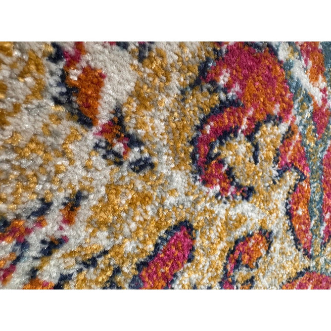 Nova NV12 Medallion Traditional Border Durable Easy-Care Polypropylene Short Pile Multicolour Rug-Asiatic Carpets-Rug Love - The Most Loved Rug Store