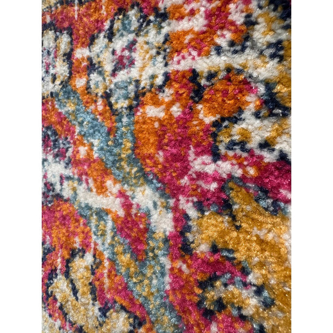 Nova NV12 Medallion Traditional Border Durable Easy-Care Polypropylene Short Pile Multicolour Rug-Asiatic Carpets-Rug Love - The Most Loved Rug Store