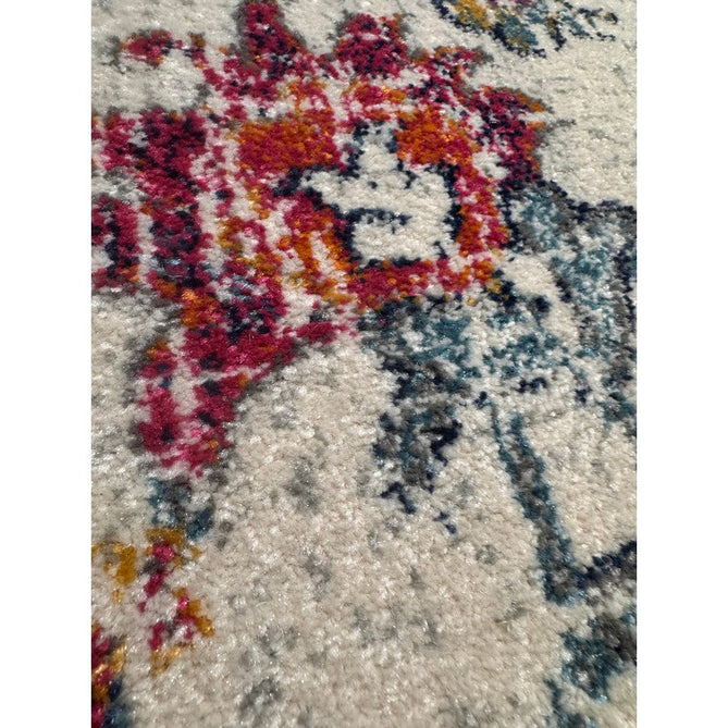 Nova NV12 Medallion Traditional Border Durable Easy-Care Polypropylene Short Pile Multicolour Rug-Asiatic Carpets-Rug Love - The Most Loved Rug Store