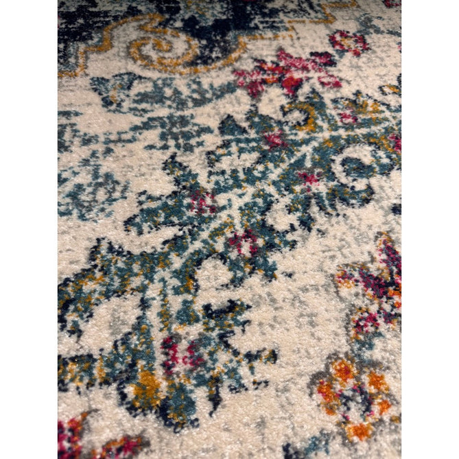 Nova NV12 Medallion Traditional Border Durable Easy-Care Polypropylene Short Pile Multicolour Rug-Asiatic Carpets-Rug Love - The Most Loved Rug Store
