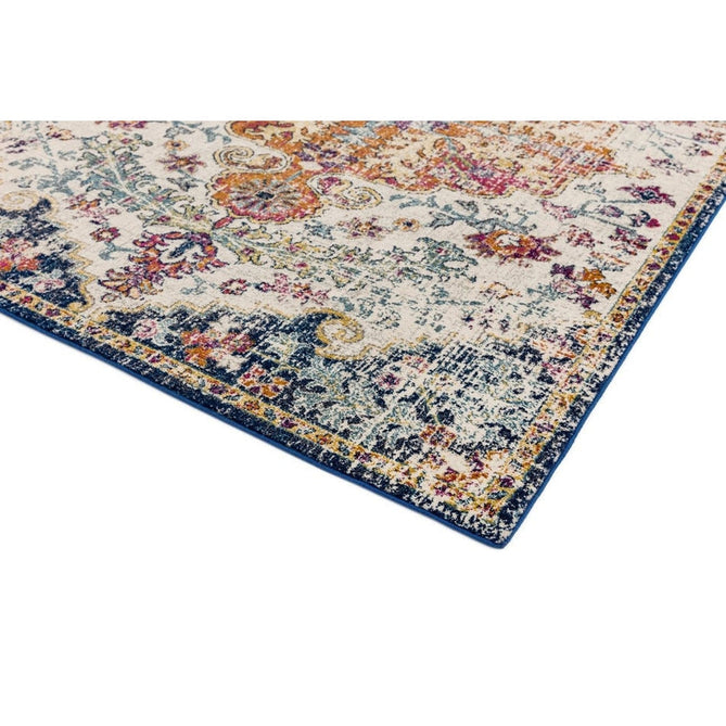 Nova NV12 Medallion Traditional Border Durable Easy-Care Polypropylene Short Pile Multicolour Rug-Asiatic Carpets-Rug Love - The Most Loved Rug Store
