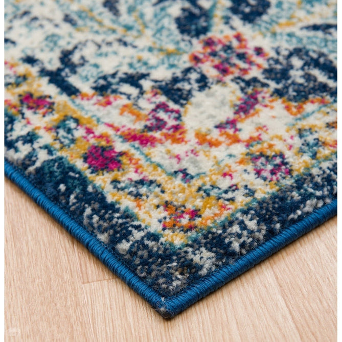 Nova NV12 Medallion Traditional Border Durable Easy-Care Polypropylene Short Pile Multicolour Rug-Asiatic Carpets-Rug Love - The Most Loved Rug Store