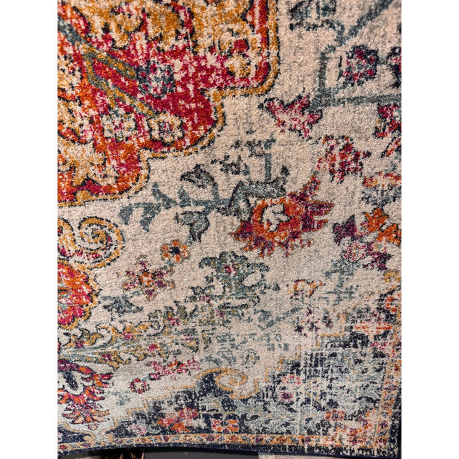 Nova NV12 Medallion Traditional Border Durable Easy-Care Polypropylene Short Pile Multicolour Rug-Asiatic Carpets-Rug Love - The Most Loved Rug Store
