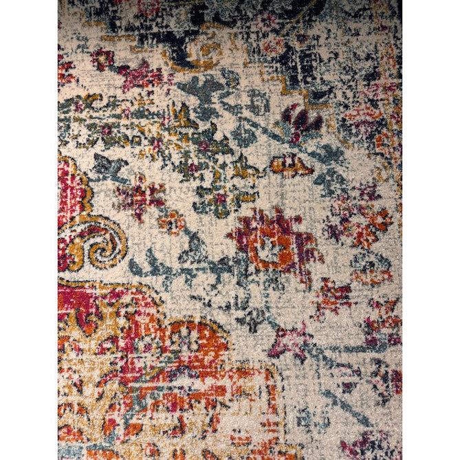 Nova NV12 Medallion Traditional Border Durable Easy-Care Polypropylene Short Pile Multicolour Rug-Asiatic Carpets-Rug Love - The Most Loved Rug Store