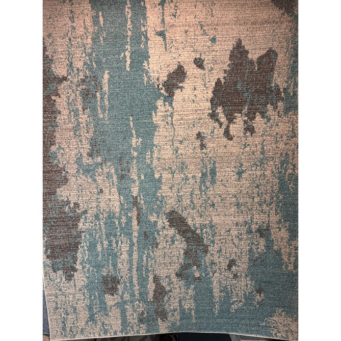Nova NV15 Painterly Modern Abstract Durable Easy-Care Polypropylene Short Pile Duck Egg Rug-Asiatic Carpets-Rug Love - The Most Loved Rug Store