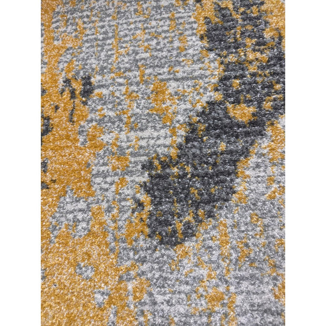 Nova NV18 Painterly Modern Abstract Durable Easy-Care Polypropylene Short Pile Ochre Rug-Asiatic Carpets-Rug Love - The Most Loved Rug Store