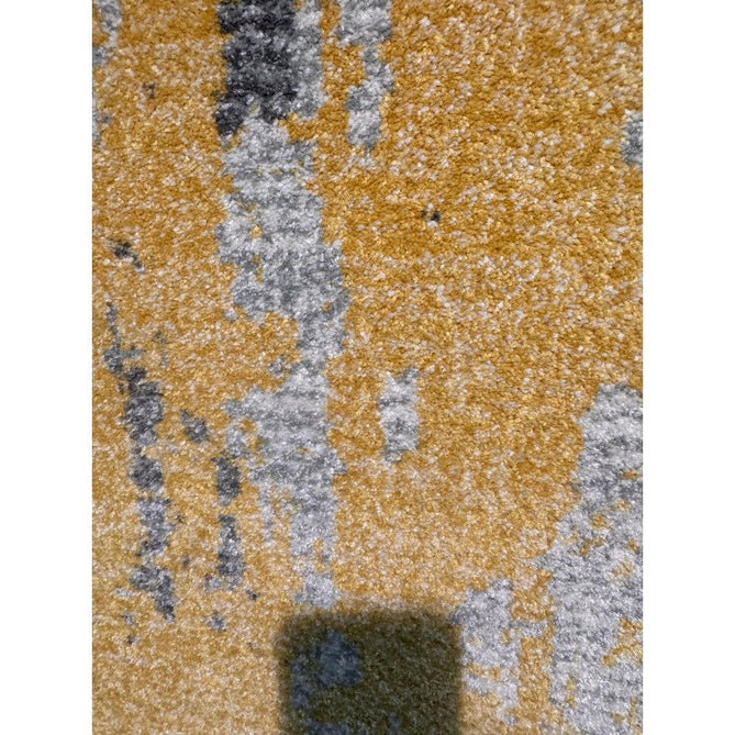 Nova NV18 Painterly Modern Abstract Durable Easy-Care Polypropylene Short Pile Ochre Rug-Asiatic Carpets-Rug Love - The Most Loved Rug Store