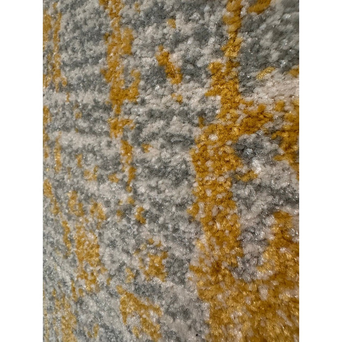 Nova NV18 Painterly Modern Abstract Durable Easy-Care Polypropylene Short Pile Ochre Rug-Asiatic Carpets-Rug Love - The Most Loved Rug Store