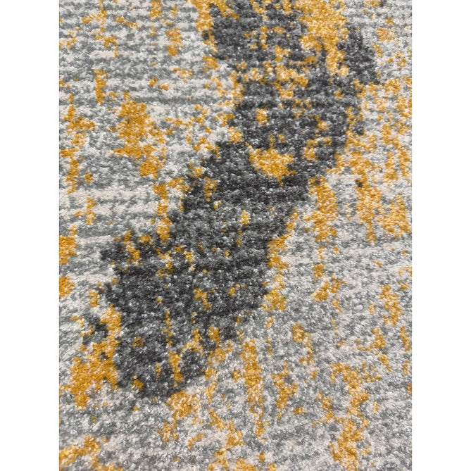 Nova NV18 Painterly Modern Abstract Durable Easy-Care Polypropylene Short Pile Ochre Rug-Asiatic Carpets-Rug Love - The Most Loved Rug Store