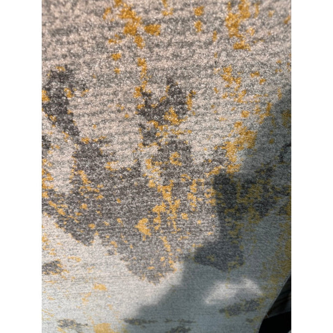 Nova NV18 Painterly Modern Abstract Durable Easy-Care Polypropylene Short Pile Ochre Rug-Asiatic Carpets-Rug Love - The Most Loved Rug Store