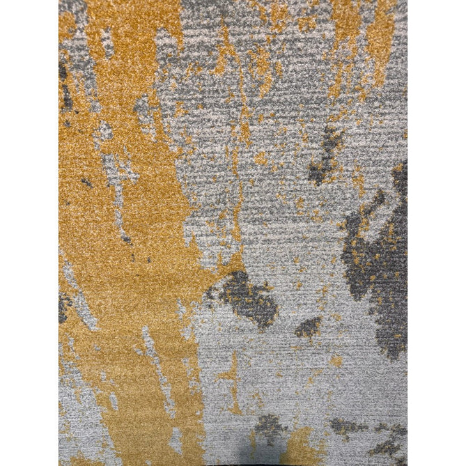 Nova NV18 Painterly Modern Abstract Durable Easy-Care Polypropylene Short Pile Ochre Rug-Asiatic Carpets-Rug Love - The Most Loved Rug Store