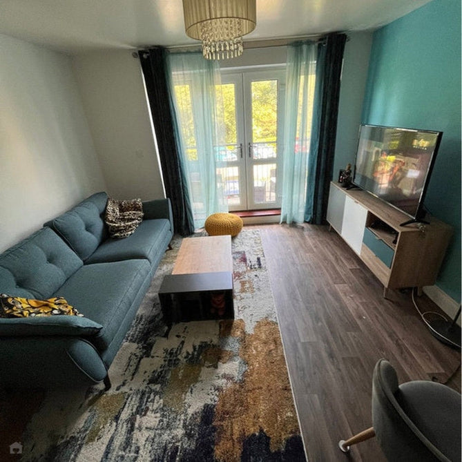 Nova NV22 Abstract Modern Abstract Durable Easy-Care Polypropylene Short Pile Mustard/Blue/Cream/Purple/Multicolour Rug-Asiatic Carpets-Rug Love - The Most Loved Rug Store