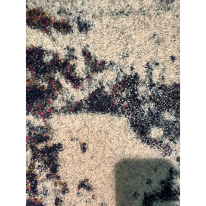 Nova NV23 Abstract Modern Abstract Durable Easy-Care Polypropylene Short Pile Navy Multicolour Rug-Asiatic Carpets-Rug Love - The Most Loved Rug Store