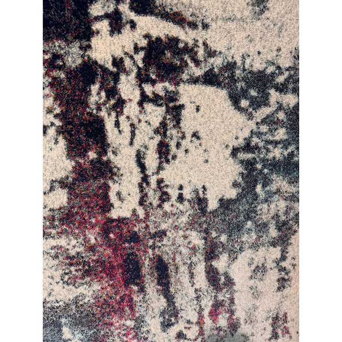 Nova NV23 Abstract Modern Abstract Durable Easy-Care Polypropylene Short Pile Navy Multicolour Rug-Asiatic Carpets-Rug Love - The Most Loved Rug Store